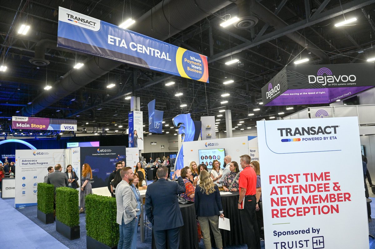 ElecTranAssoc's tweet photo. Welcome to our new members and first-time attendees! Thank you to @TruistNews for making our members feel right at home at #ETATRANSACT.
#ETATRANSACT #T24 #TRANSACT2024 #PaymentsEvent #Payments #AI #Crypto #Fintech #B2B #Payfac #OpenBanking #Blockchain #ISO #ISV https://t.co/FjxNtwvAaO