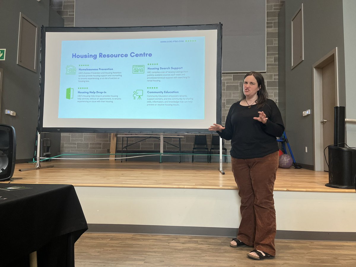 Annie & Sarah were pleased to attend the #canopyconnectsptbo event today to talk about CCRC’s programs and services with other #communityorgs #collaboration #locallove