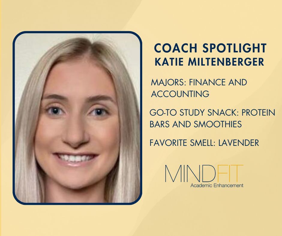 Meet Katie! When she is not in class or the Mindfit office, she is probably participating in student orgs, hanging out with her friends, working out at the gym or traveling. Katie is an avid Pinterest user and her favorite place  to grab a bite in Morgantown is Flour And Feed