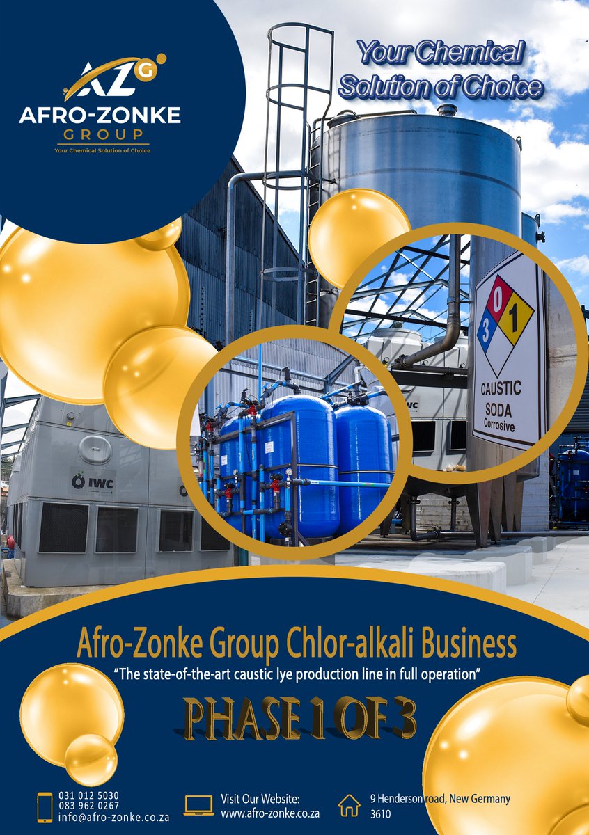 AfroZonkeGroup's tweet photo. For Your Procurement Information 👇👇Afro-Zonke 

#yourchemicalsolution  #afrozonkegroup  #madeinafrica  #chemicaltrade  #chemicalsolutions  #yourchemicalspecialists  #businesssuccess  #manufacturing  #caustic #causticsodaflakes  #shoplocalbusiness https://t.co/ca2kSyzREW