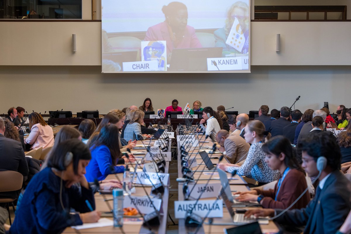 First ever global launch at @ungeneva of @unfpa's State of the World Population Report by our Executive Director @Atayeshe hosted by @UN_Valovaya to share progress on #SRHR and call on the States for deliberate action to end inequalities #interwovenlivesthreadsofhop @popupworld