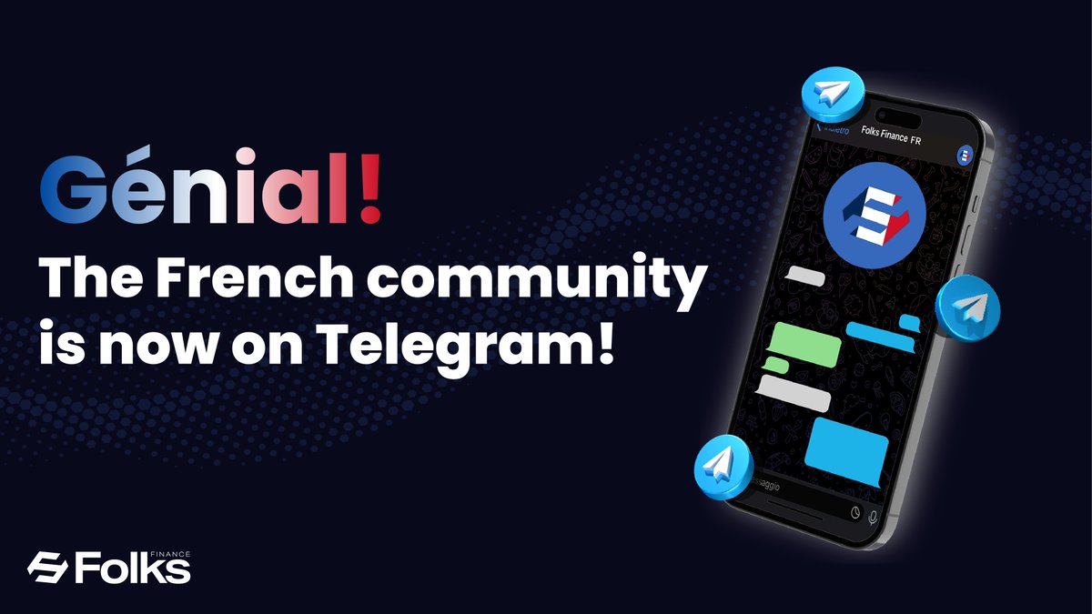 To our French-speaking friends 🇫🇷 Join the new Folks Finance FR community on Telegram! Explore & discuss everything about Folks Finance, now in French 👇 t.me/FolksFinanceFr