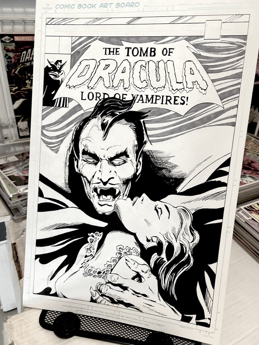 Tomb of Dracula #48 cover recreation after Gene Colan 🦇is Sold