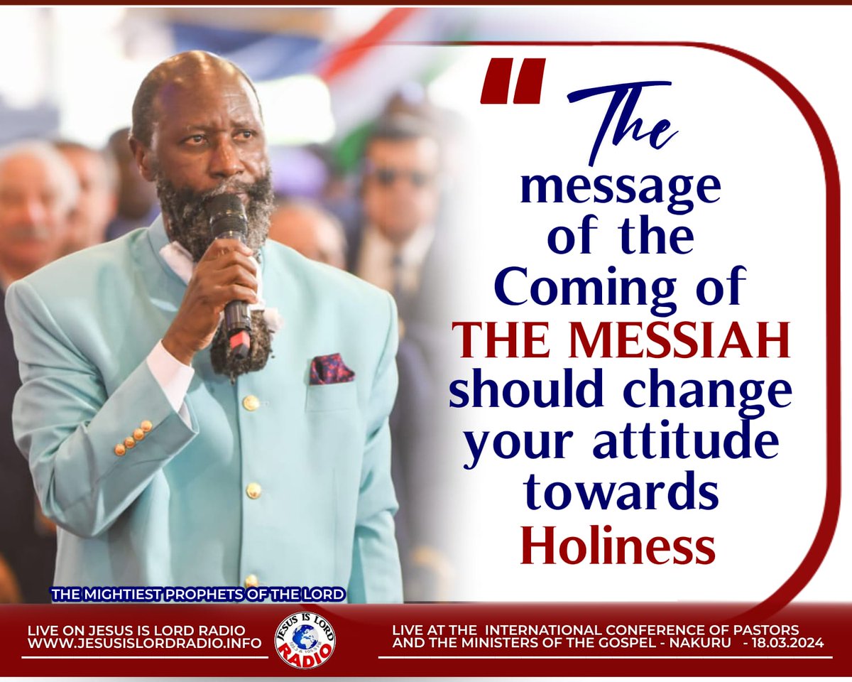 the Pulpit is the only place that can change the destiny of a man into the Kingdom of Heaven. It is the institution where GOD's Word is preached. The LORD has only one message; the message of the coming of the Messiah and the need to return to Holiness. #BarinasWordExposition