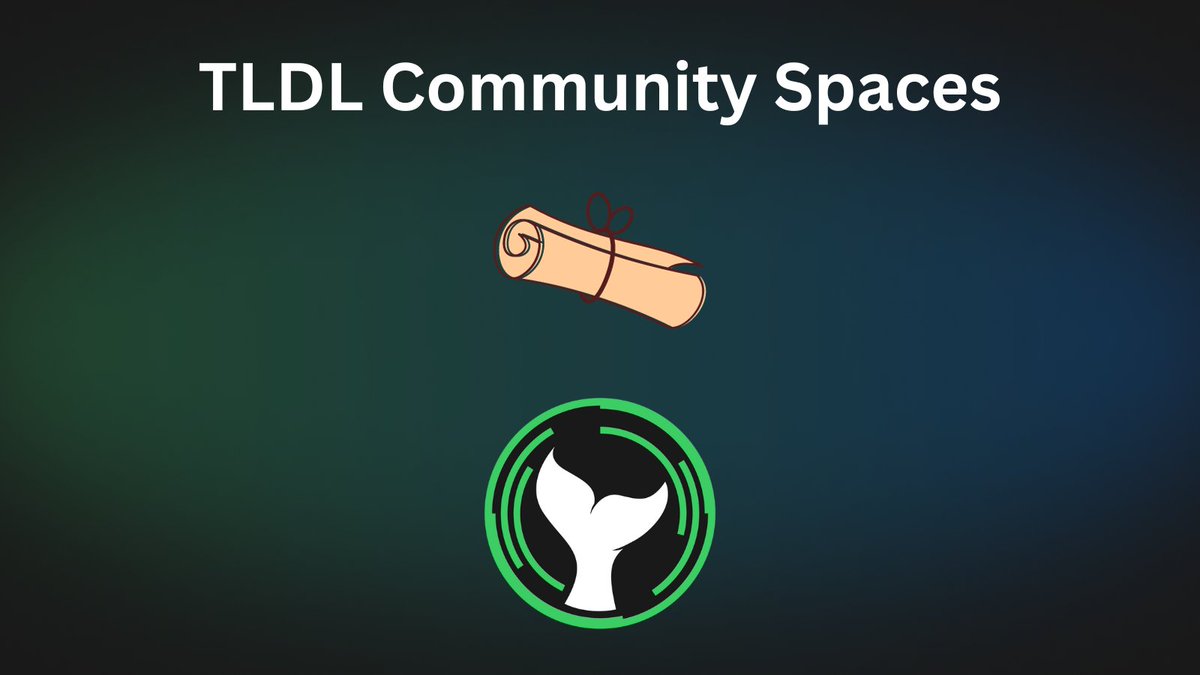 TLDL Community Spaces: 1/ V2 Contracts are done and have to undergo audits now 2/ @0xSenCom shared sneak peaks of the super app twitter.com/0xSenCom/statu… 3/ @backbone_labs Cosmos has gone mad this week! @madscientists_x mint started 4/ @sail_dao There is a new prop up!