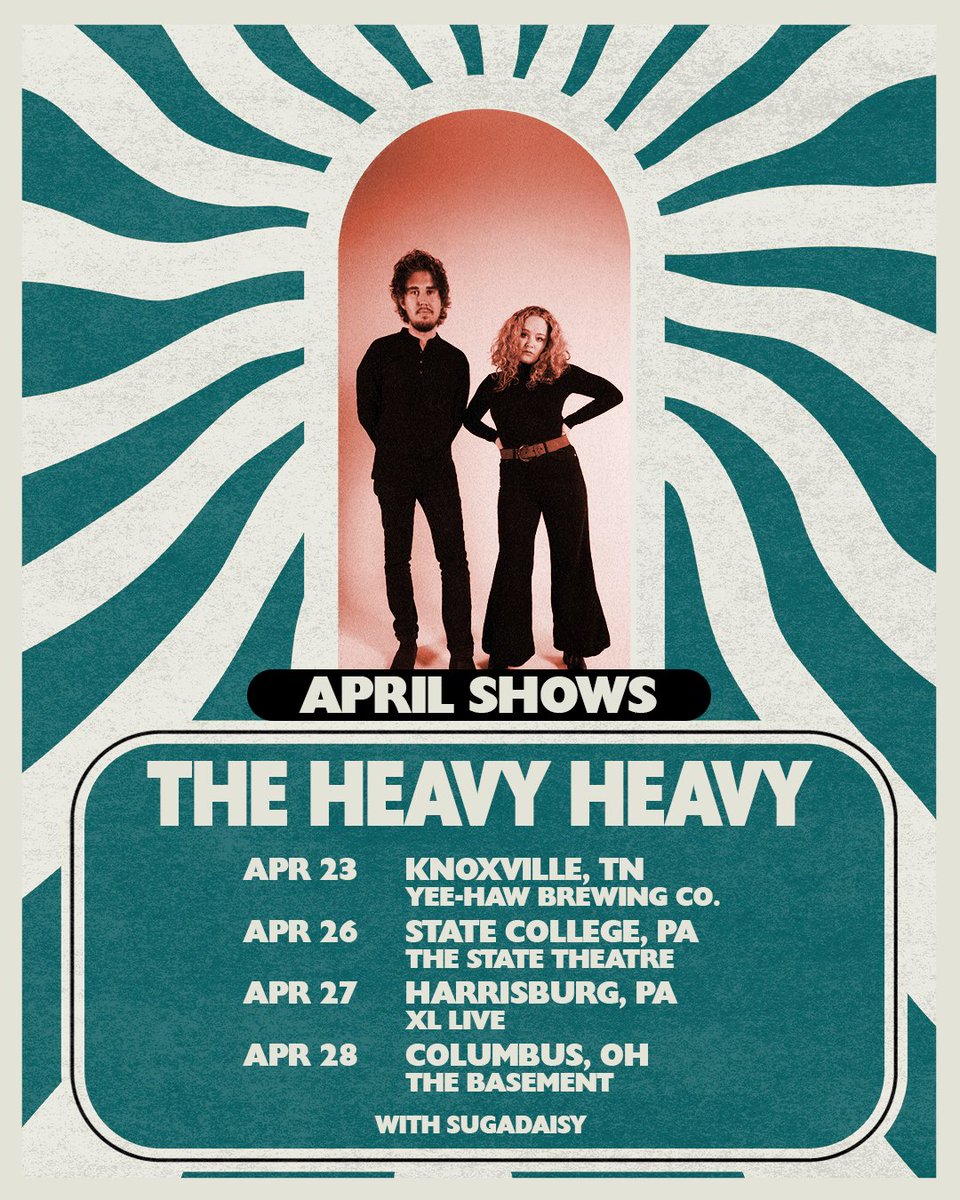 Headline shows this month are just around the corner! Want a pair of tickets to one of these? Sign up for our text list* by texting THEHEAVYHEAVY to 29147 and we’ll randomly choose a few of you on Monday :🌻 🎨 Will Turner 📸 Ryan Cox