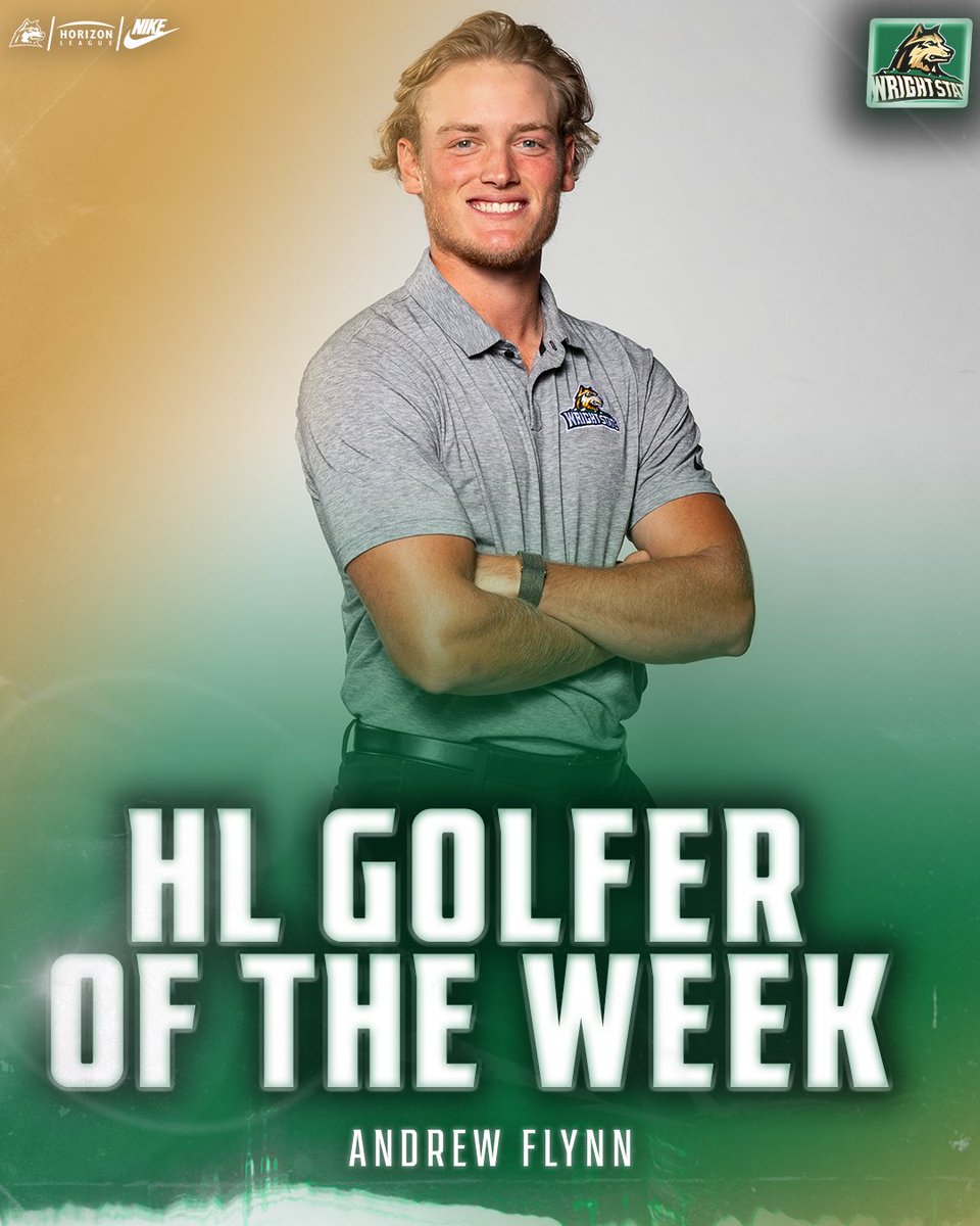WrightStateGolf's tweet image. #HLGOLF Golfer of the Week!

Andrew Flynn recognized after he captured the individual title in a playoff and helped the Raiders to their fourth straight Wright State Invitational team title this past weekend!
📝: bit.ly/440TmPP
#RaiderUP | #FullRaid | #RaiderFamily