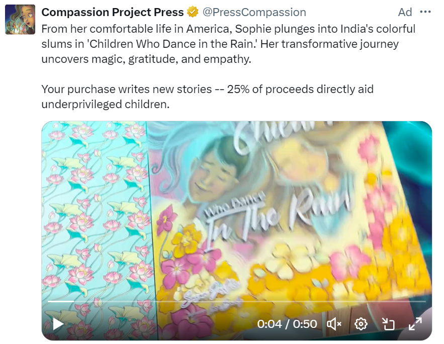 Didn't realize they still write books like this. 'Based on a true story, this celebrated book follows Sophie's transformative journey to India, where she encounters the joy and gratitude of children living in a mud colony.'