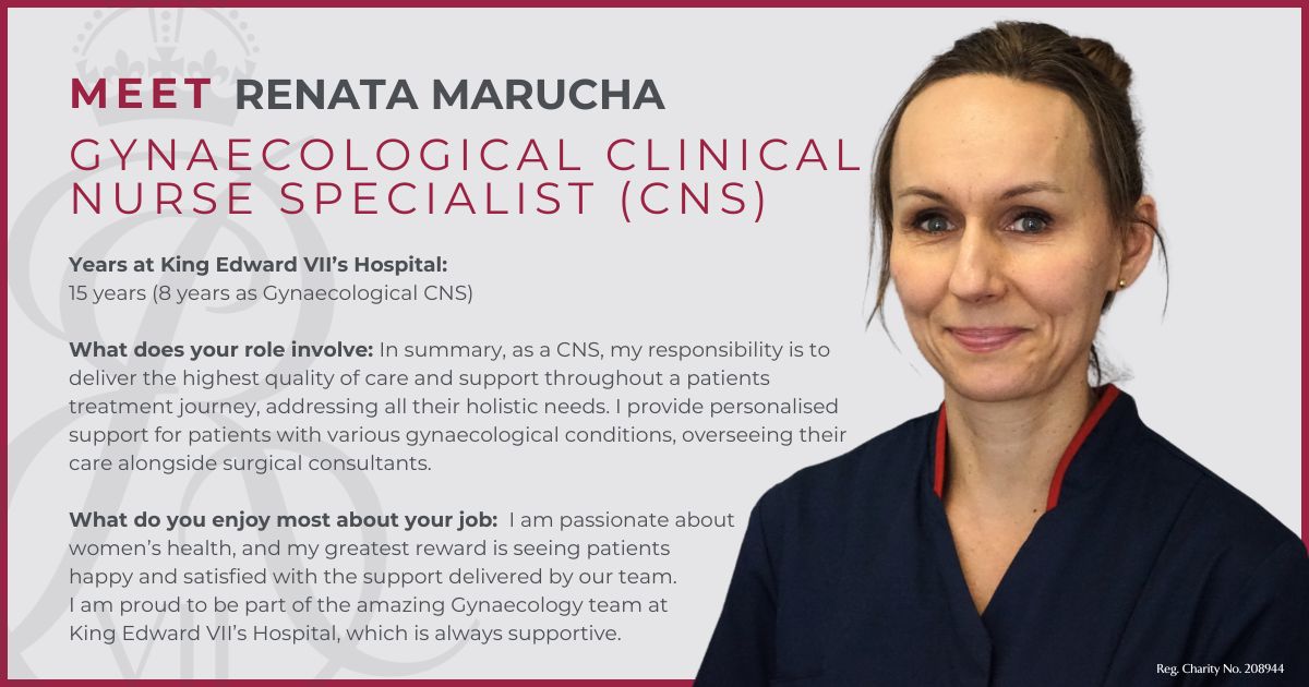 Meet Renata - our devoted Gynaecological Clinical Nurse Specialist. Advocating for women's health, she ensures a tailored and seamless healthcare journey. Explore gynaecology treatment with us: bit.ly/3xywn2c #WomensHealth #GynaecologySpecialist #Gynaecology