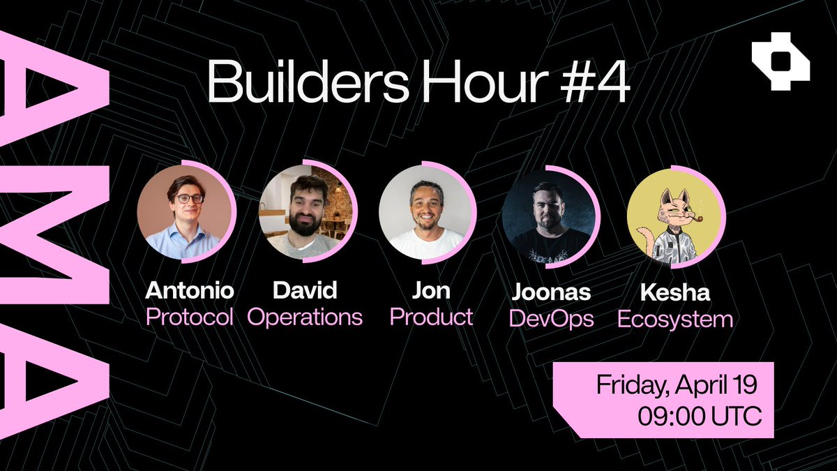 AMA - Builders Hour #4💕 Buenavista Testnet is here! We will share our feedback about Alfama, and the enhancements Buenavista brings! Ask your questions below or on the Google Form you can find on our Telegram & Discord✍️ 📅 April 19, 09.00AM UTC 📢 x.com/i/spaces/1BRKj…