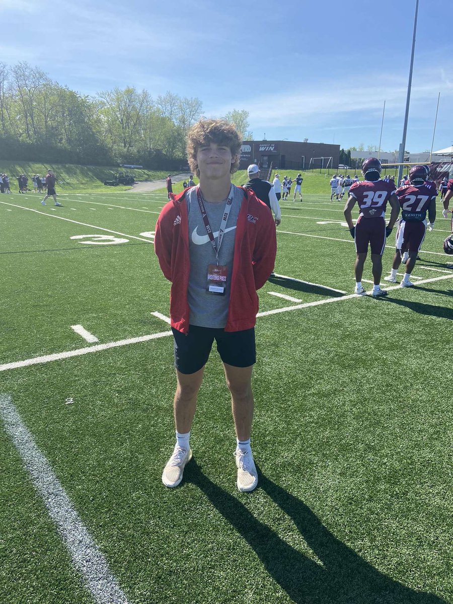 Had a great time watching and learning at EKU for spring practice #10 today‼️

@GRCHS_Football 

@EKUFootball @Erik_Losey @EKUWWells