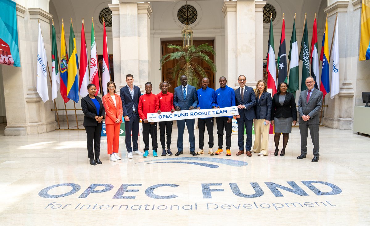 TheOPECFund's tweet image. The Rookie Team program, implemented by the #OPECFund &amp;amp; the @Vienna_Marathon organizers, provides runners from #developingcountries with the chance to get a big break in their budding careers. 🏃🏼
🔗 Lean more: bit.ly/49GdDeC
#GoFurtherGoTogether #OPECFundInAustria