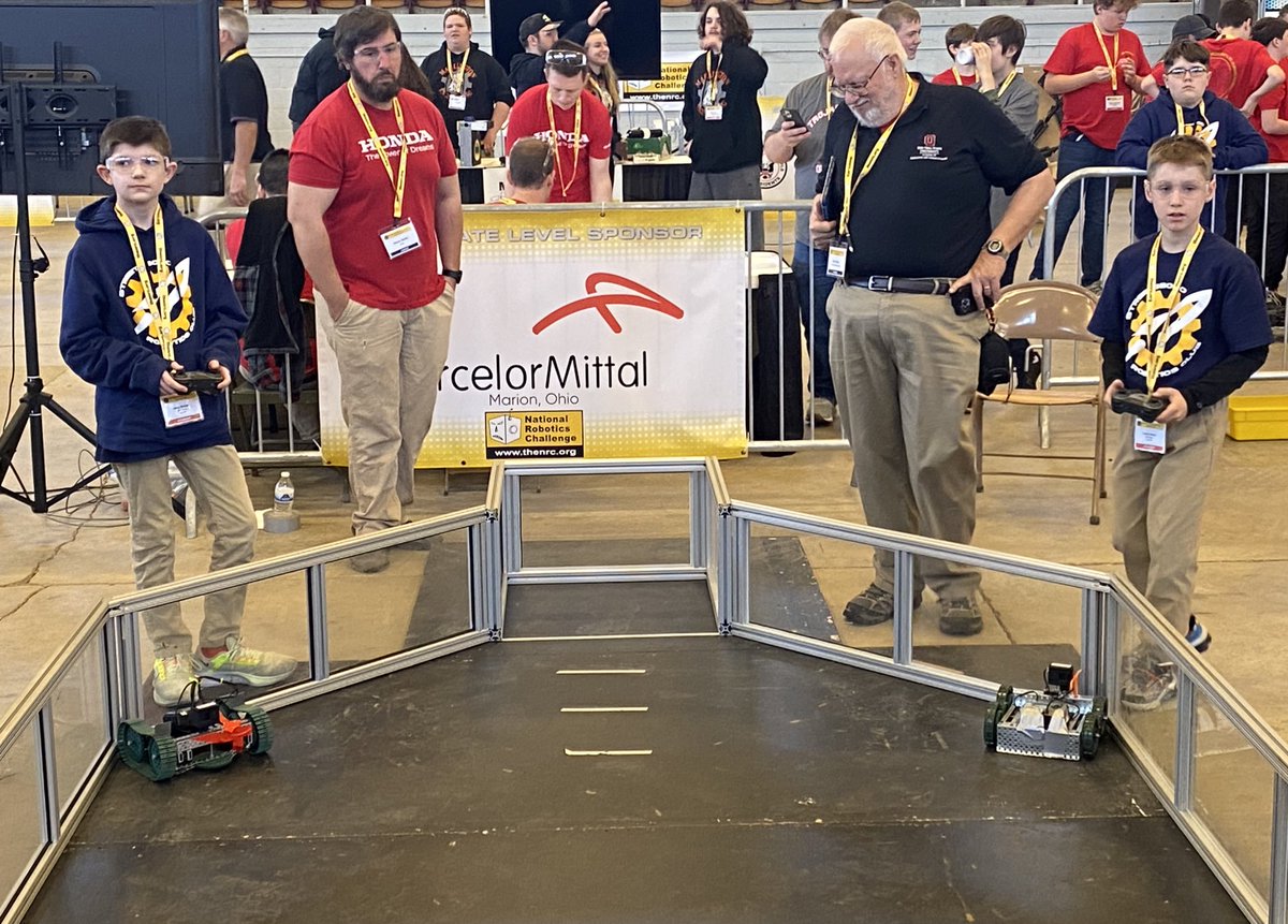 StreetsboroSTEM's tweet photo. Joey and Lucas are in the top 8! They will go again on Saturday. https://t.co/ZNVru3Lysl