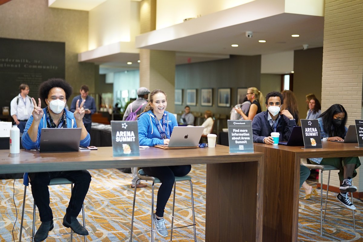 arenasummit's tweet photo. #ArenaSummit check-in is a go! https://t.co/WiuaW3rx80