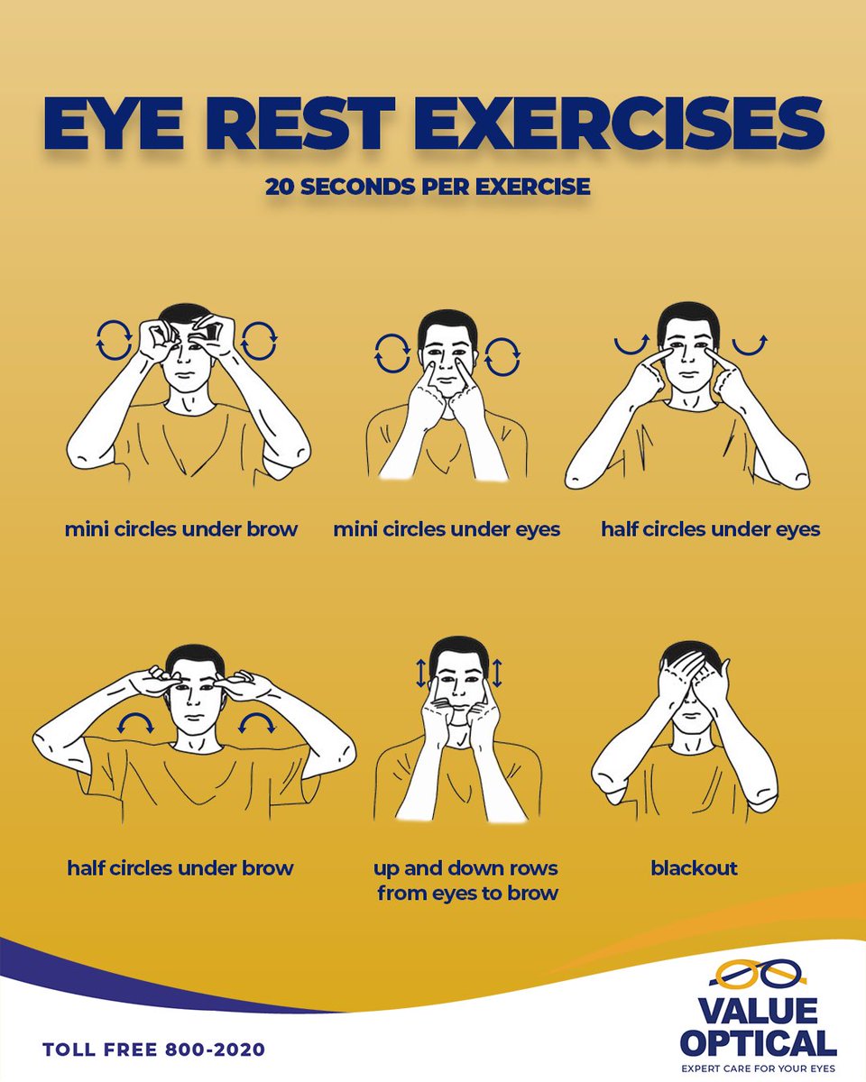ValueOpticalLtd's tweet photo. Give your eyes some love! 👀💪 Discover simple eye exercises to relieve strain and boost overall eye health. Join the #EyeCareChallenge by trying these exercises and sharing your favorites. Let's make healthy eyes a daily routine! 🌟 #EyeHealth #ExerciseForEyes #EyeWellness https://t.co/ce7tcp8B9I