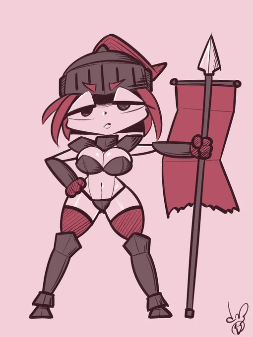 ナイトな女性のらくがき! 