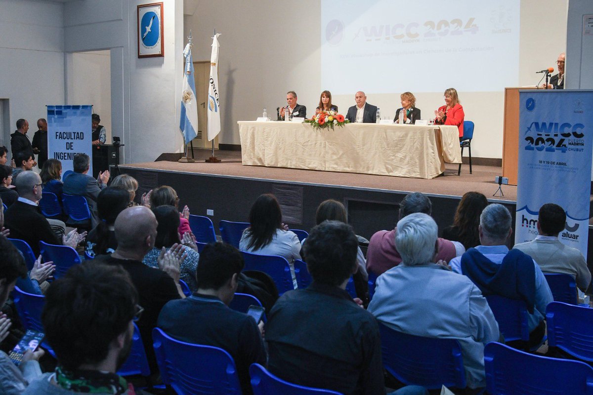 Gus_Sastre's tweet photo. Hoy participamos de la apertura del 26º Workshop de Investigación en Ciencias de la Computación y queremos agradecerles a quienes hicieron posible que este evento se lleve a cabo en #PuertoMadryn y les deseamos el mayor de los éxitos.

El evento se desarrolla en la sede local de la @unpsjb_madryn, algo que nos llena de orgullo y donde ratificamos nuestro compromiso en acompañar y respaldar a le educación pública. Siempre nos van a encontrar apoyando a las universidades nacionales, ya que entendemos que son fundamentales para la República Argentina.