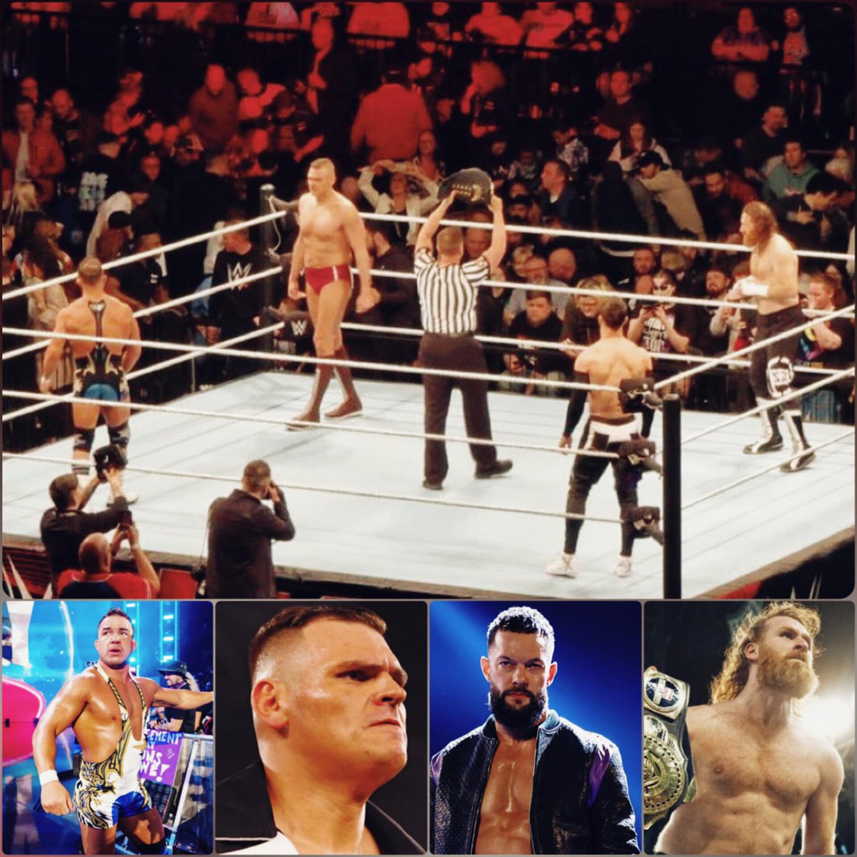 MakaveliDTA's tweet photo. #ChadGable, #Gunther, #FinnBalor and #SamiZayn faced against each other in Fatal 4 Way match for #WWEInterContinental Championship in Birmingham. https://t.co/iRZUNnoSa5