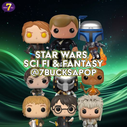 Now on #WhatNot - Star Wars, Sci-Fi, & Fantasy! Then starting at 5pm Eastern - Disney+! New customers get $7 off their first order on any 7BAP Stream using the code FREE7! whatnot.com/user/7bucksapop #Funko #FunkoPops #WhatNot
