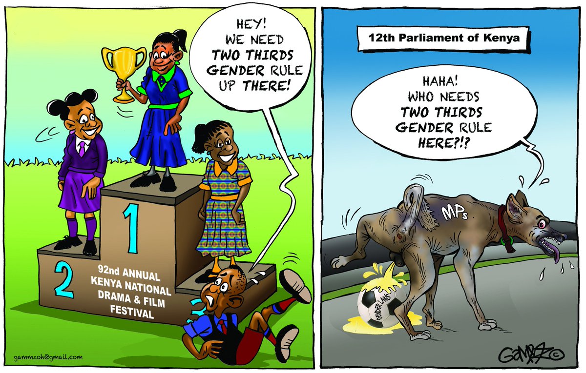 #StateHouse #GenderBill What if WE MEN were WOMEN?! Cartoon for @TNXAfrica @KTNNewsKE @ktnhome_