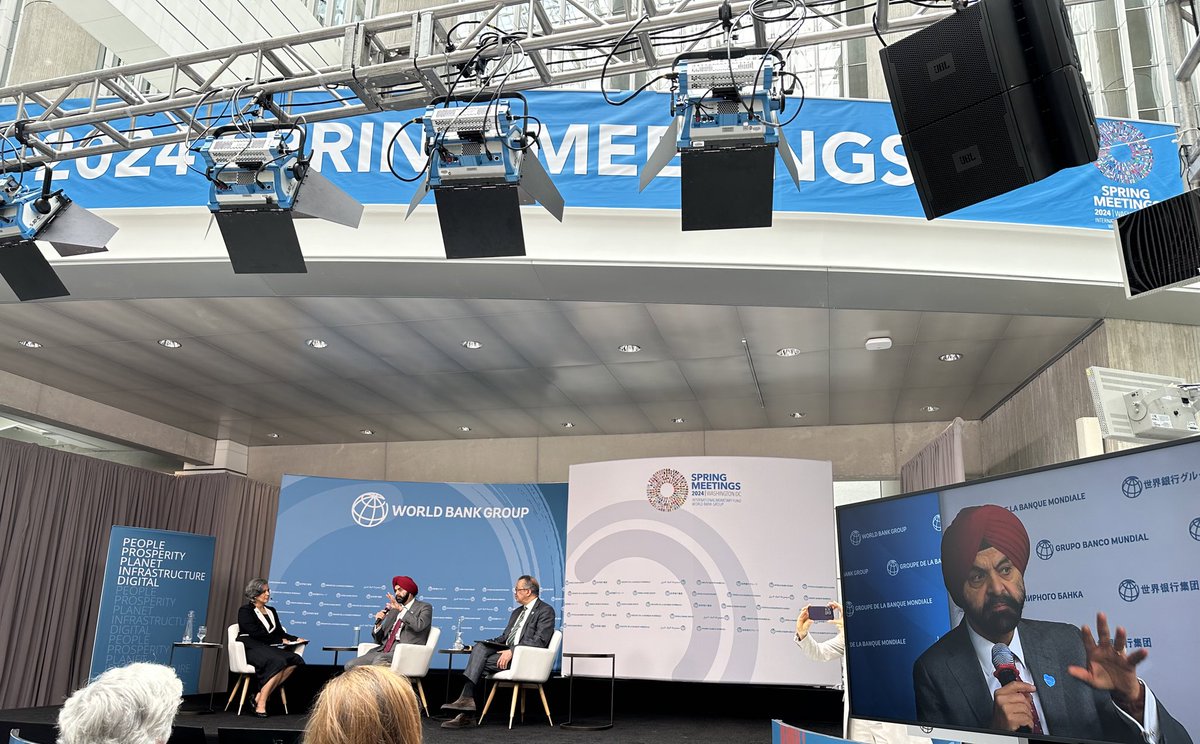 Dr. Roopa Dhatt (@roopadhatt) on Twitter photo “No wealth without health” says <a href="/WorldBank/">World Bank</a> at the #UniversalHealthCoverage session #HealthforAll #UHC .
Strong message at the #SpringMeetings2024 ! “No wealth without health” says <a href="/WorldBank/">World Bank</a> at the #UniversalHealthCoverage session #HealthforAll #UHC .
Strong message at the #SpringMeetings2024 !