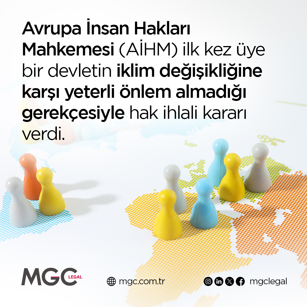 mgc_legal's tweet photo. Avrupa İnsan Hakları Mahkemesi (AİHM) ilk kez üye bir devletin iklim değişikliğine karşı yeterli önlem almadığı gerekçesiyle hak ihlali kararı verdi. https://t.co/YYmrN6nlyO