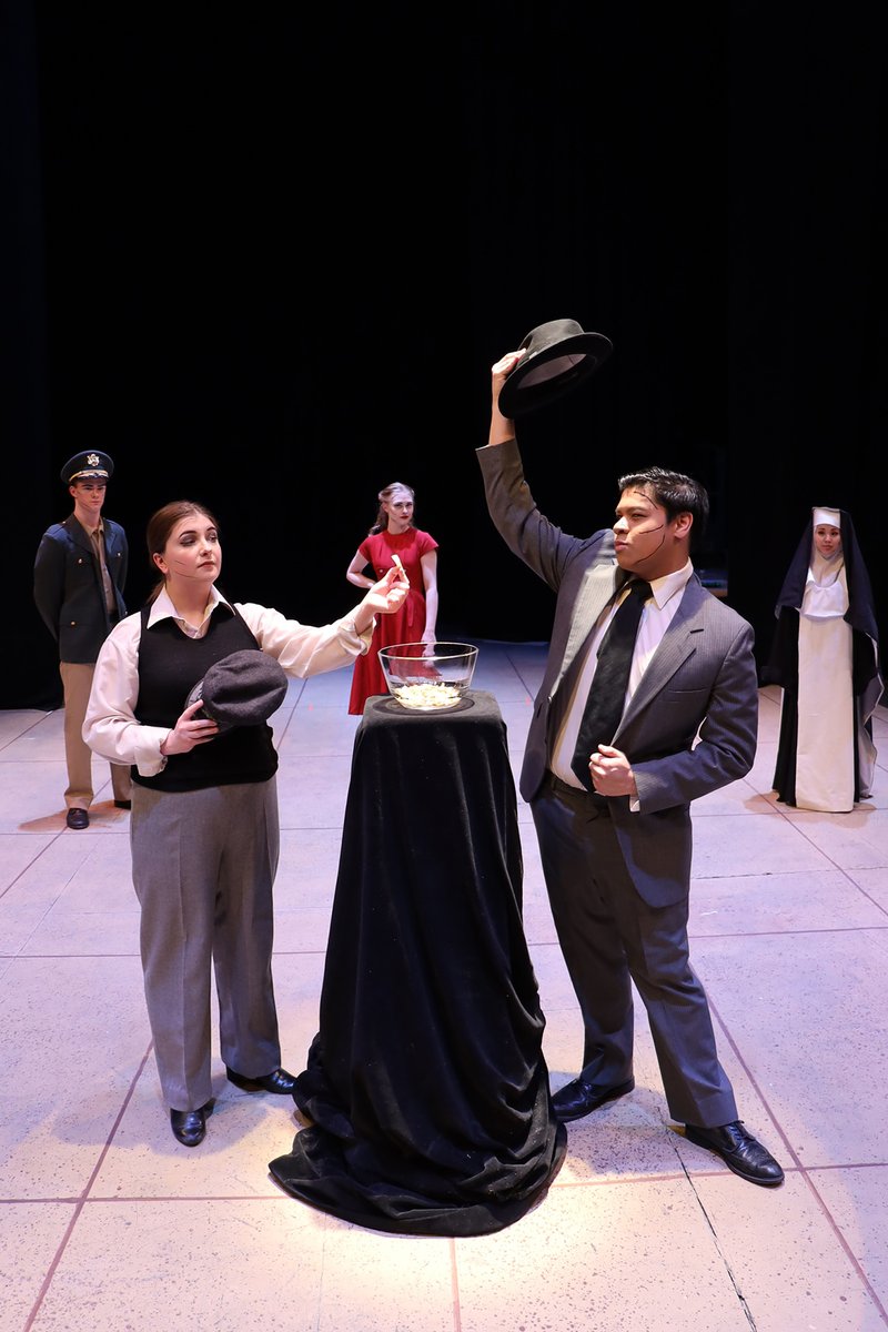 MinnesotaWest's tweet photo. Minnesota State University, Mankato Department of Performing Arts presents "Round Trip Ticket".  Directed by out theatre instructor Eric Parrish! The show runs now until Saturday, April 20th. Learn more> https://t.co/kLrqKid1M1 https://t.co/1PaCiSPs7b