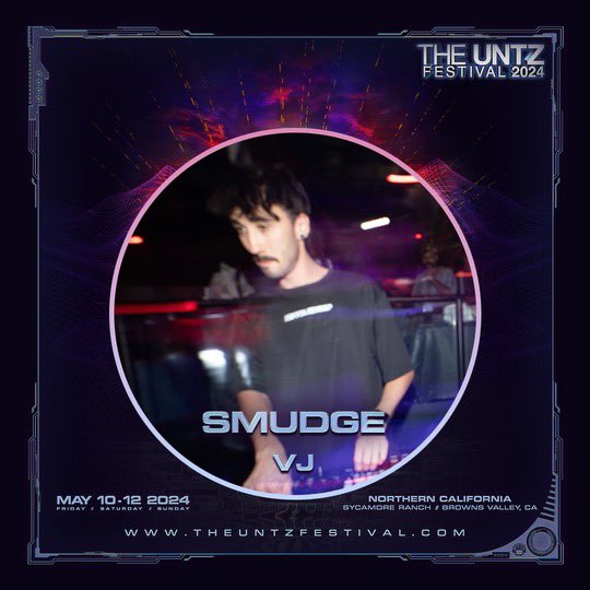 Really hyped to be back in California at @TheUntzFestival; Holding down MainStage and drinking hella Yerbas w/ @SmudgeVisuals