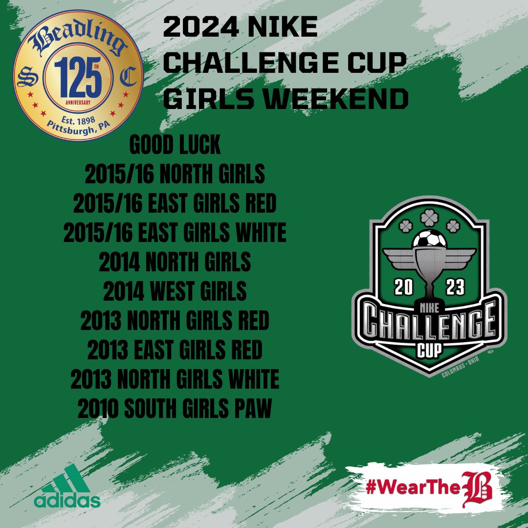 BeadlingSoccer's tweet photo. BIG slate of spring tournament games this weekend for our teams! The groups have been buzzing as the weather starts to get better, time to put some the work to the test versus some new opponents! Safe travels and best of luck to all! ☀️ ⚽️ 

#WearTheB https://t.co/MOr5PQQ4F5