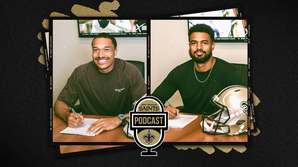 Newly signed WR Equanimeous St. Brown (@Equanimeous) and QB Kellen Mond (@TheKellenMond) join @JohnDeShazier and @ErinESummers to talk about joining the team and getting in the building for offseason workouts. 🎙: neworlns.co/4aUUpTm