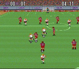 SirArturo3's tweet photo. Un autentico espectáculo! El Modo 7 le sentó de auténtico escándalo al deporte rey, y nos dio en #SuperNintendo este titulazo desarrollado por #HumanEntertainment. A mi me flipaba y eso que no me gusta el futbol… 😅
#Retrogames #PixelArt https://t.co/c8SCUSEBFp