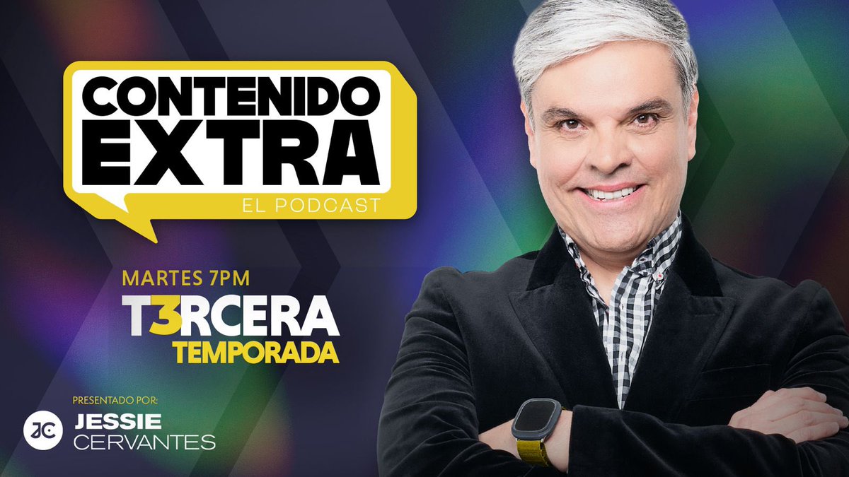 Estoy muy emocionado de compartirles el regreso de mi podcast #ContenidoExtra en su tercera temporada. 🎙️ Vienen nuevas charlas con grandes figuras en el mundo del entretenimiento y tecnológico. Los espero todos los martes, en punto de las 7 PM por Facebook, YouTube, Spotify y…