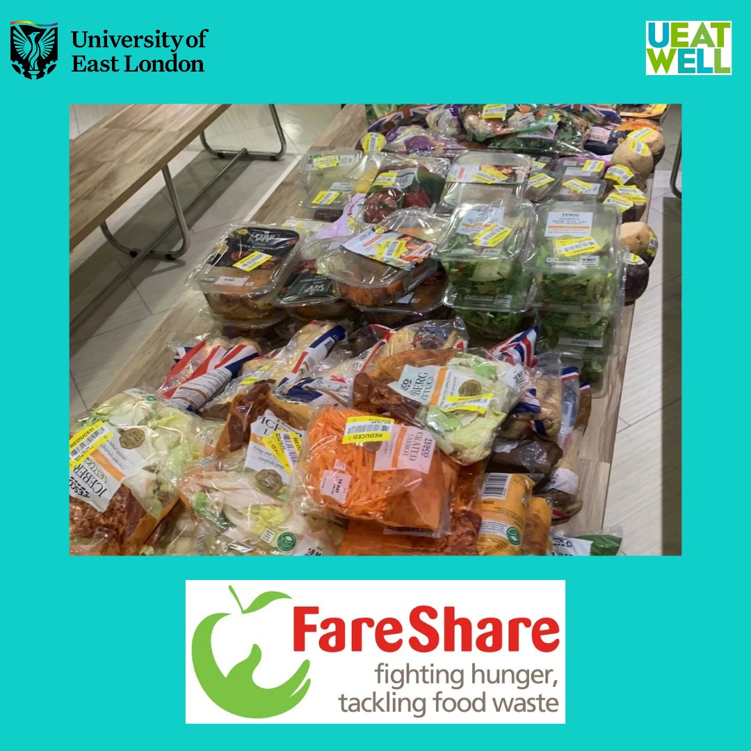 Come.down to the Edge Restaurant for 9.45pm to see what we have been able to rescue from the supermarket. Don't forget to bring a bag! 
#preventfoodwaste #nomorefoodwaste #sustainability #fareshare #UEL #uellife #DocklandsCampus