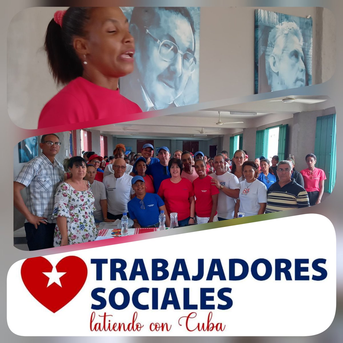 En un encuentro con autoridades del Gobierno y Trabajadores Sociales del mcpio Camagüey. Apasiona compartir con ellos y corroborar q con esta tropa fidelista 👉la Revolución puede seguir contando 🇨🇺 #Camagüey #QueNadieQuedeAtrás