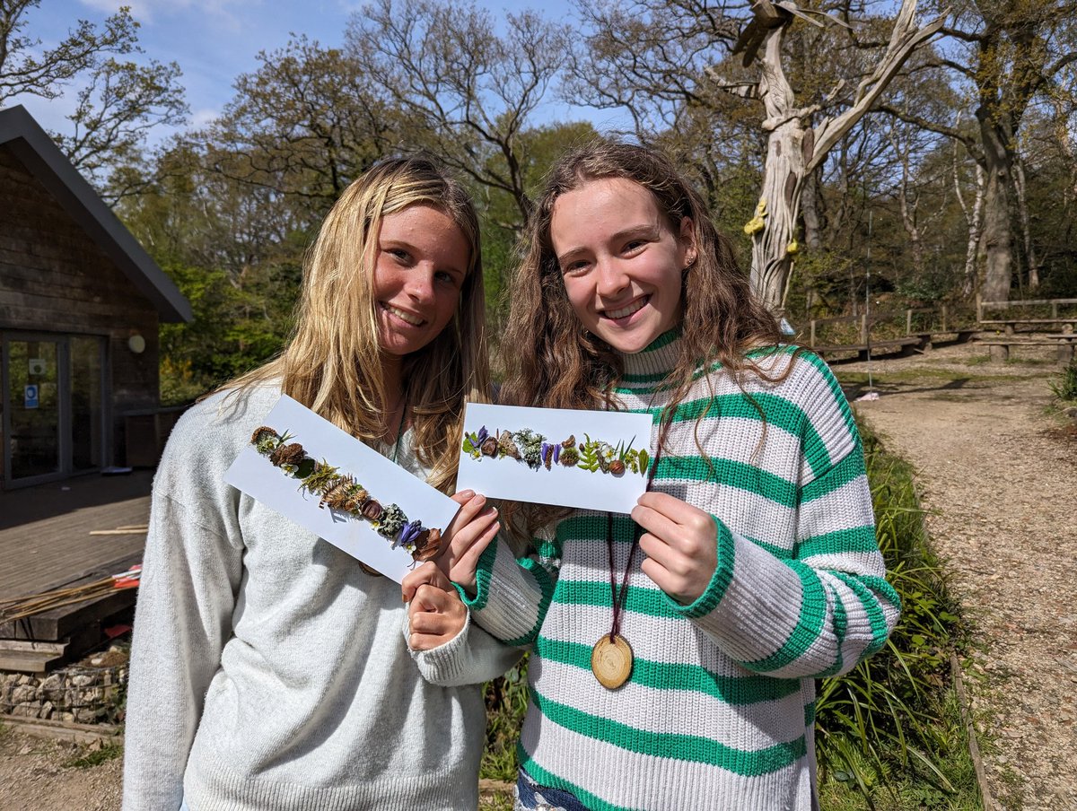 What a wonderful day in the beautiful Nower Wood with @SurreyWT on their #youthactionfornature day. Thanks to Laura and the team for putting on such an inspiring day - our pupils loved it! 💚💚💚 @UKSchoolsSusty @cranleighschool #lovewhereyoulive