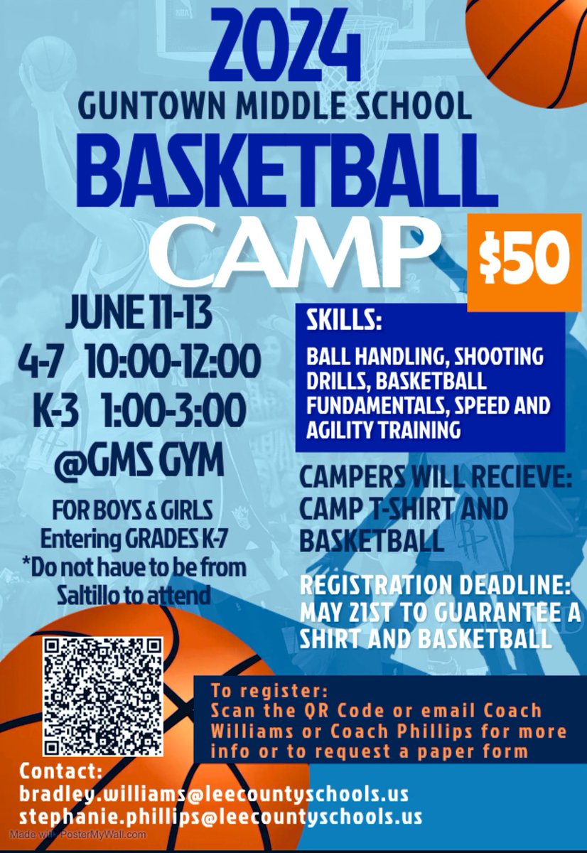 guntownboys's tweet photo. Basketball Camp Registration is Open!!!

https://t.co/d0Kl0XZU77 https://t.co/XcRkXQ0k13
