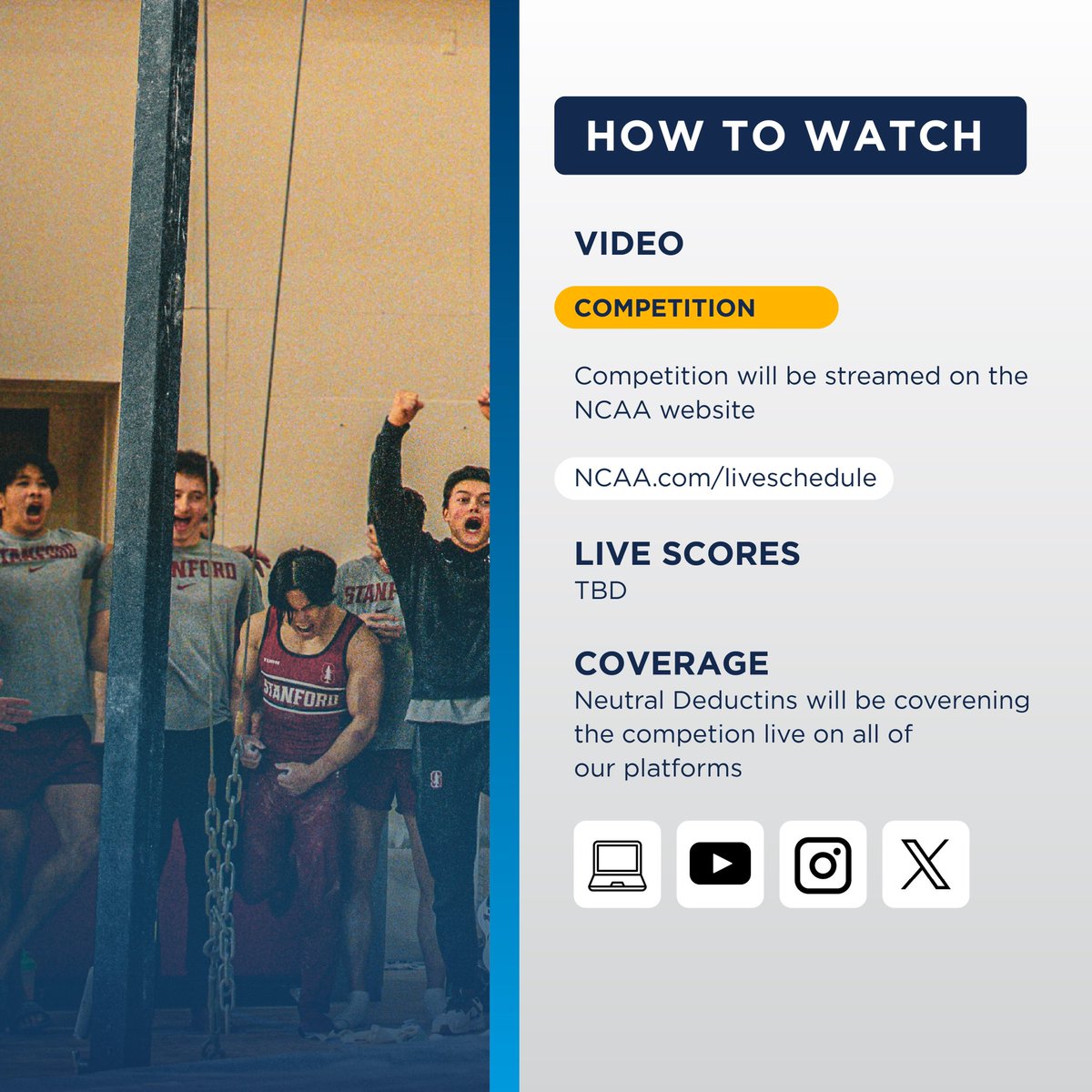 How to follow the 2024 Men’s NCAA Gymnastics Championships!