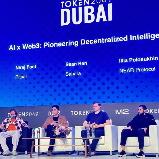 Our CEO & Co-Founder @xiangrenNLP absolutely killed it on the AI x Web3: Pioneering Decentralized Intelligence panel today!🔥 Make sure you catch his 2nd panel 'Why AI Needs Web3' at #TOKEN2049 April 19, 3:20 PM - 4:00 PM GMT +4 @ Zeebu Stage