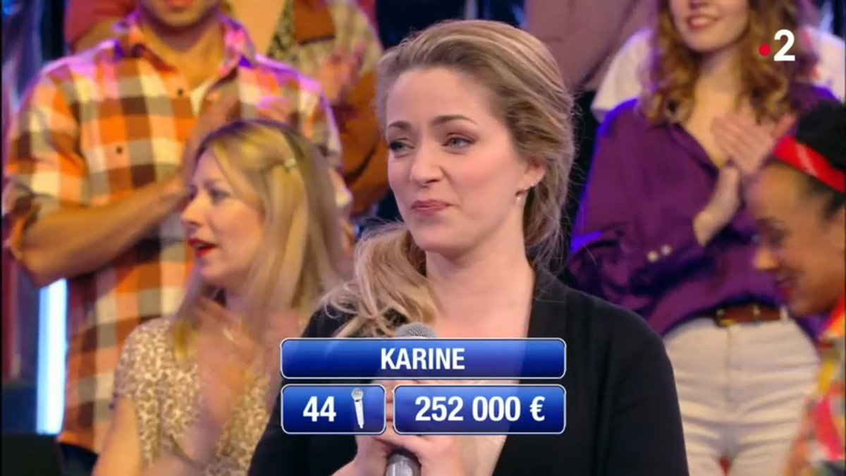 👏👏 Bravo #Karine pour ce magnifique parcours ! 18e meilleure #maestro au classement de @NOPLPoff, 252 000 € en 44 victoires (soit une moyenne de 5 727,27 €/émission), la meilleure #maestro de l'année 2024, et qualifiée pour les #Masters2024 👍 #NOPLP @Nagui