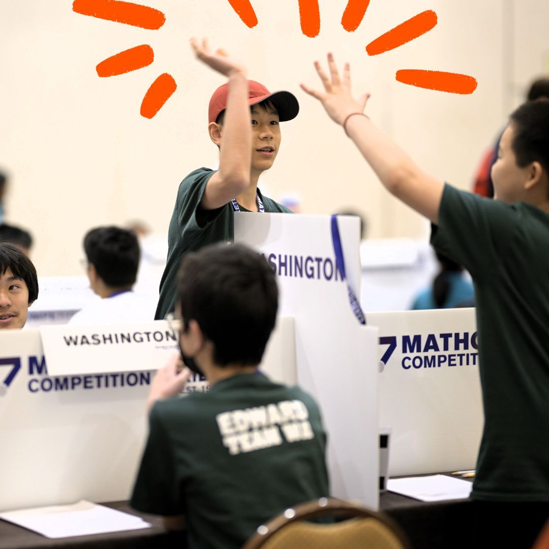 Even in the fiercest competitions, Mathletes support one another. That spirit of camaraderie is part of what makes the MATHCOUNTS community special. We can’t wait to see students come together at the national competition and celebrate each other’s successes! #HighFiveDay