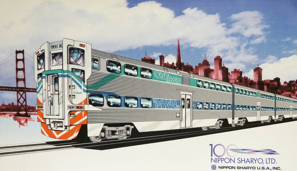 As we near our dual Electric Train Tour/#Caltrain160 celebration on May 11, we'll continue to share historic rail info and images. In this post, we see alternate paint schemes, or liveries, that we've had in the past.