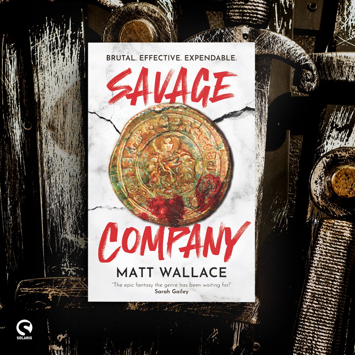 🎂 🎉 SAVAGE COMPANY by Matt Wallace has been out in the UK for one week today! The first book in an epic fantasy trilogy by Hugo Award-winner @MattFnWallace about a utopian city with a dark secret and the underdogs who will expose it, or die trying. geni.us/savagecompany