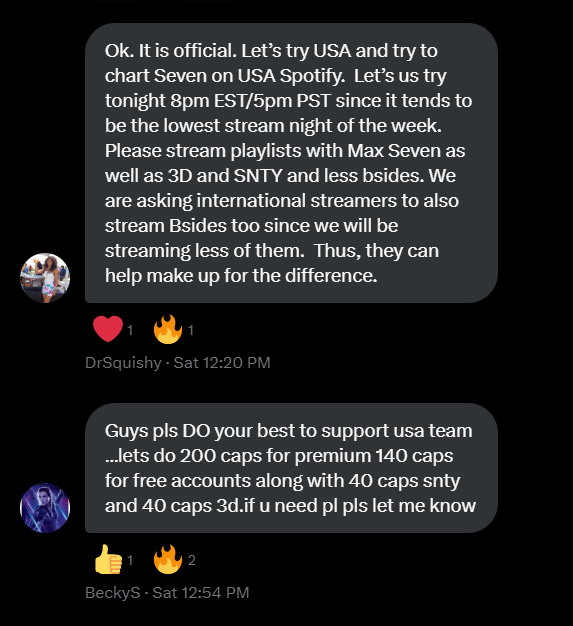 minieskies's tweet photo. An ot7 tired of their bs just dmd me this help 😭
Jungkook solos admitting in their gcs that they know VPN won't work and struggling for weeks trying to rechart on US Spotify making 100 accounts each and funding laptops to try and mass stream but lying on TL going b0ts, vpn https://t.co/XefvFkqbN5