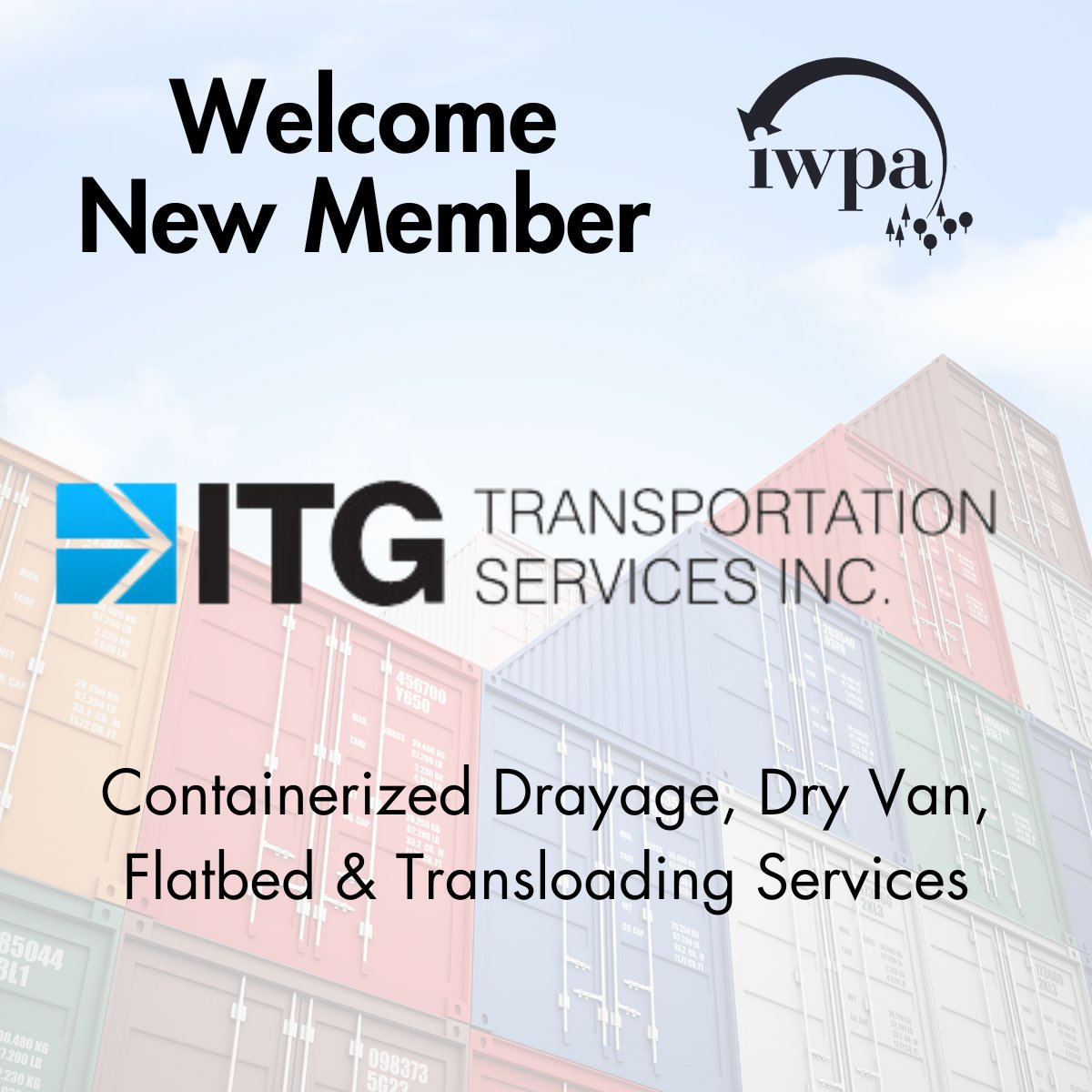 ITG Transportation Services is a family-owned business. They provide legal and overweight containerized drayage services at every port and rail ramp across the US and Canada. They also provide dry van, flatbed, and transloading services. itgtrans.com