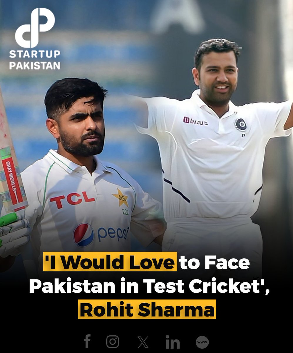 Indian skipper Rohit Sharma expressed his interest in a Test series against arch-rivals Pakistan, highlighting the potential for an exciting contest between the two cricketing giants. 

#Pakistan #Testseries #India #Pakistancricketteam #PCB
