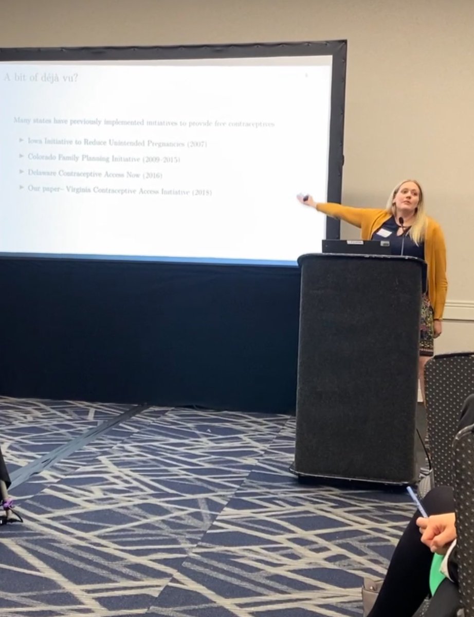 Analisa Packham (@analisapackham) on Twitter photo Enjoyed having a chance to present at the Economic Demography workshop yesterday! I presented new work with <a href="/jessica__kiser/">Jessica Kiser</a> on a contraception initiative in Virginia and watched <a href="/lindsbullinger/">Lindsey Bullinger</a> present our joint work on cash and child maltreatment. A stacked program! ;) Enjoyed having a chance to present at the Economic Demography workshop yesterday! I presented new work with <a href="/jessica__kiser/">Jessica Kiser</a> on a contraception initiative in Virginia and watched <a href="/lindsbullinger/">Lindsey Bullinger</a> present our joint work on cash and child maltreatment. A stacked program! ;)