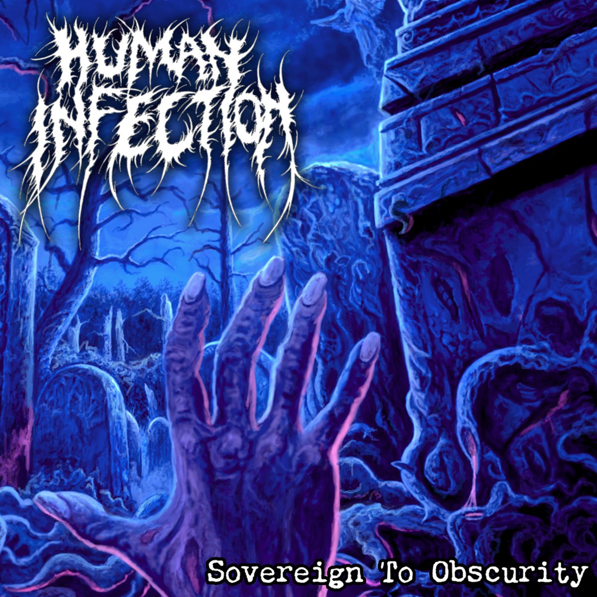 Listen to the new Human Infection single 'Sovereign To Obscurity' now on all streaming platforms and Bandcamp!

hpgd.bandcamp.com/album/gravesig…

#humaninfection #deathmetal #cannibalcorpse #suffocation #morbidangel #hateeternal #krisiun #obituary #skeletalremains #vader #deicide #coffins