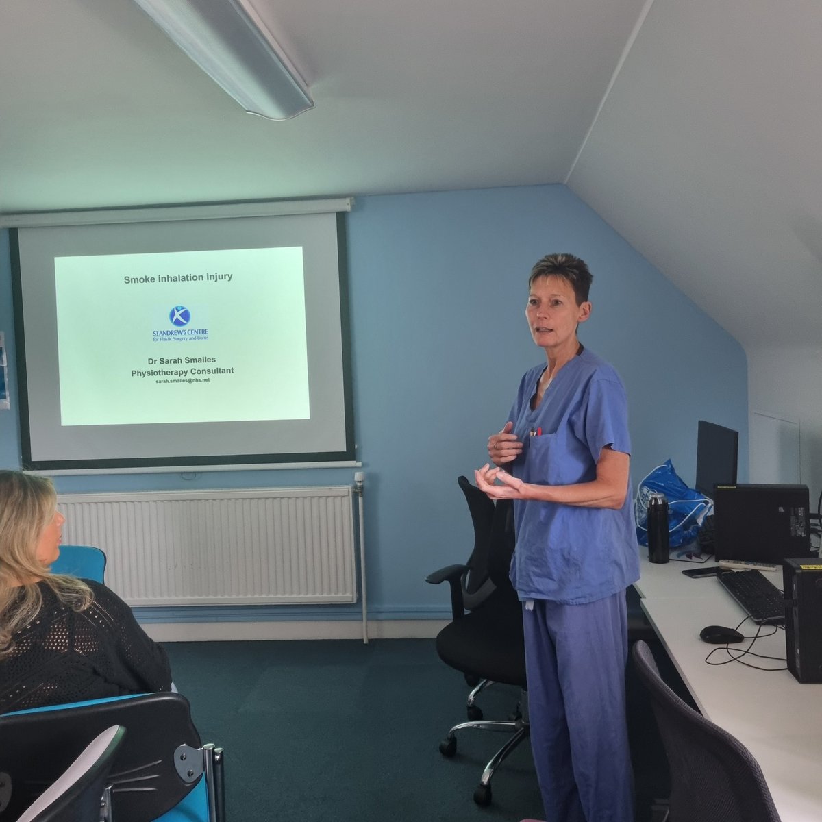 Day 2 of our Burncare course included sessions on safeguarding, smoke inhalation and surgical management. Mse.burnstraining@nhs.net for all enquiries