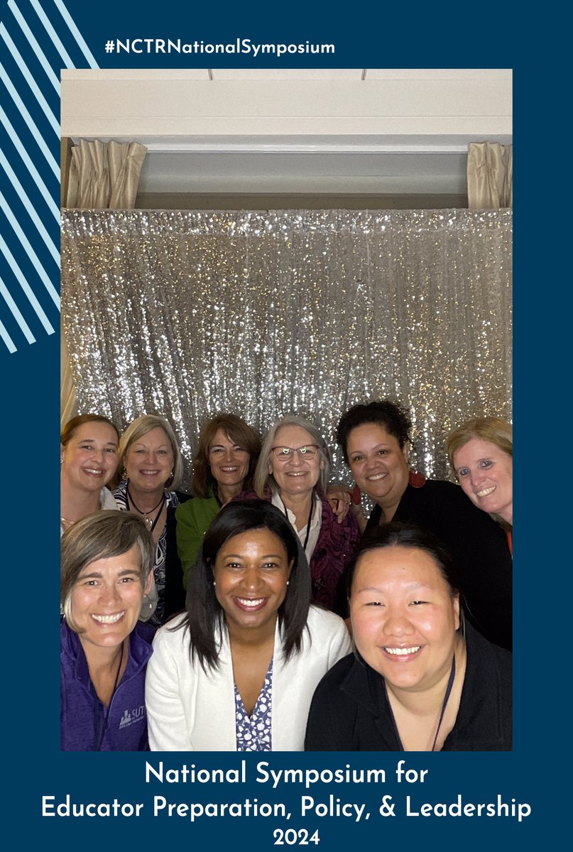 @UST_SOED and @SUTR_SPPS faculty and staff gathered at the @NCTResidencies National Symposium in Chicago with Dr. Kathlene Campbell, @NCTResidencies CEO and previous dean of the School of Education, and current dean, Dr. Amy Smith.