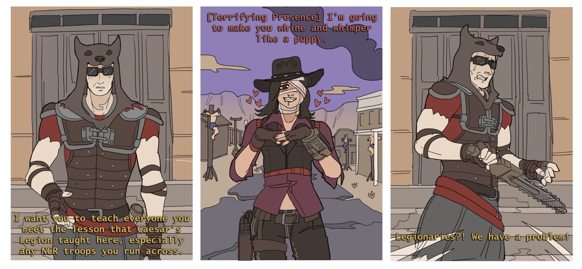 Terrifying Presence on Vulpes Inculta (Mila's ver.)